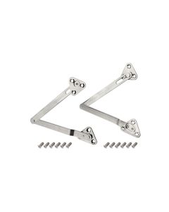 1964-1967 El Camino Chrome Tailgate Support Straps