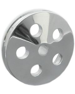 Full Size Chevy Power Steering Pump Pulley, Aluminum, 1958-1972