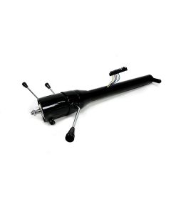 Full Size Chevy Steering Column, Tilt, Column Shift, Black Powder Coated, ididit, 1959-1960