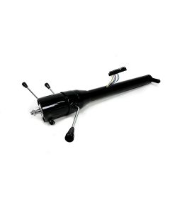 Full Size Chevy Steering Column, Tilt, Column Shift, Black Powder Coated, ididit, 1967