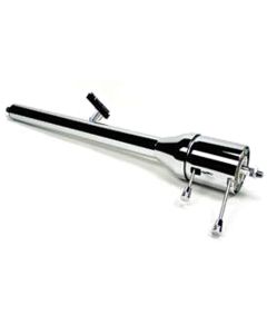 Full Size Chevy Steering Column, Tilt, Floor Shift, Chrome Finish, ididit,1967