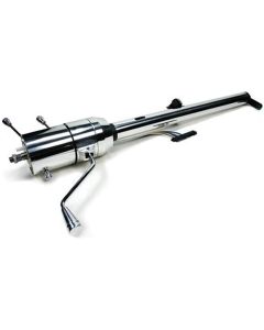 Full Size Chevy Steering Column, Tilt, Column Shift, Steel Finish, ididit, 1967