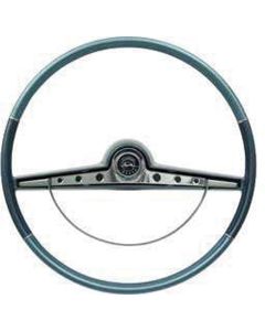 Full Size Chevy Steering Wheel, Two-Tone Blue, Impala, 1963
