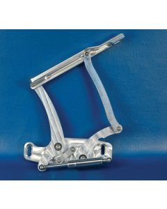 Full Size Chevy Billet Aluminum Hood Hinges, Machined Finish, Eddie Motorsports, 1963-1964