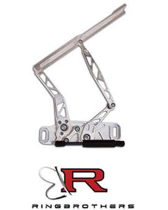 Full Size Chevy Hood Hinges, Billet Aluminum, Air Frame, Natural, With Steel Hood, 1965-1967