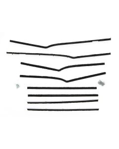 Full Size Chevy Window Felt Kit, 4-Door Sedan, Biscayne & Delray, 1958
