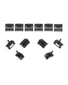 Full Size Chevy Beltline Clip Set, Stainless Steel, Impala 2-Door Hardtop, 1962-1964