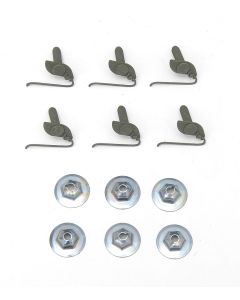 Full Size Chevy T-Bolt Clip & Nut Kit, 1958-1972
