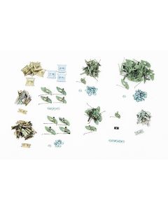 Full Size Chevy Side Molding Clip Set, Complete, 2-Door, Biscayne, 1958