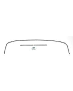 Convertible Top Rear Tack Rails,59-60 (3Pcs)