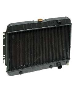Full Size Chevy 3-Core Radiator, For Cars With Automatic Transmission, 6-Cylinder, 1964
