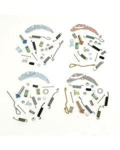 Full Size Chevy Self-Adjusting Brake Kit, Front & Rear, 1963-1970