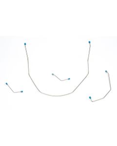 Full Size Chevy Front Brake Line Set, Non-Power, Stainless Steel, 1962-1964