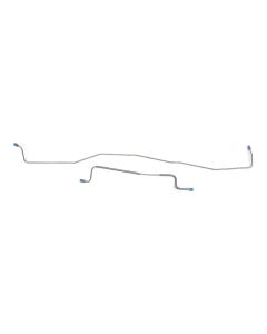 Full Size Chevy Rear End Brake Line Set, Stainless Steel, 1959-1964