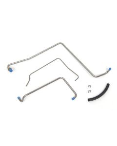 Full Size Chevy Fuel, PVC & Distributor Vacuum Lines, 327 &350ci, With Edelbrock 4-Barrel Carburetor & Holley Type Fuel Pumps, 1958-1972