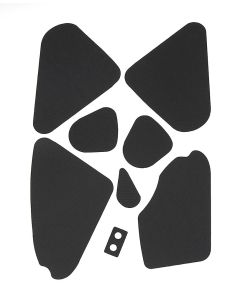 Trunk Lid Insulation Set,Conv/Sport Coupe,1958