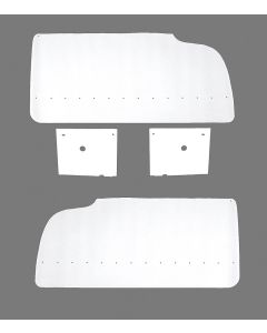 Full Size Chevy Door & Rear Quarter Panel Mylar Water Shields, Convertible, 1959-1960