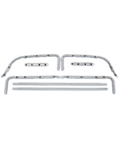 Full Size Chevy Cardboard Panel Door Edge Bands & Nails, 1959-1960