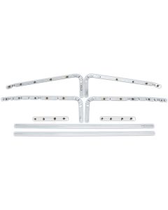 Full Size Chevy Cardboard Panel Door Edge Bands & Nails, Convertible & Hardtop, 1963-1964