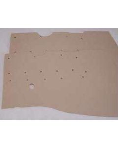 Full Size Chevy Rear Quarter Panel Boards, 2-Door Hardtop, Impala, 1958