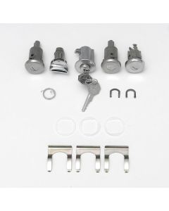 Full Size Chevy Complete Lock Set, 2-Door Hardtop & Convertible, 1963