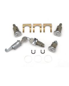 Full Size Chevy Complete Lock Set, 2-Door Hardtop & Convertible, 1964