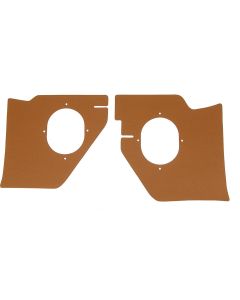 Full Size Chevy Kick Panels, For Cars Without Air Conditioning, Saddle, 1963