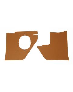 Full Size Chevy Kick Panels, For Cars With Air Conditioning, Saddle, 1963