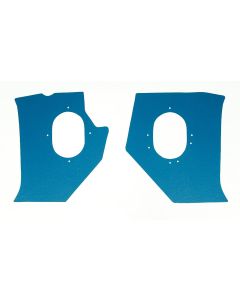 Full Size Chevy Kick Panels, Light Blue, 1958