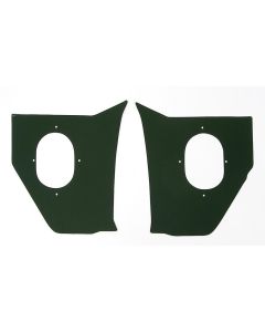 Full Size Chevy Kick Panels, Dark Green, 1959-1960