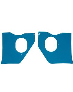 Full Size Chevy Kick Panels, For Cars Without Air Conditioning, Light Blue, 1961-1962