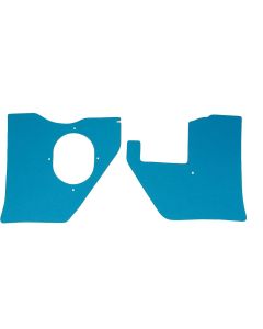 Full Size Chevy Kick Panels, For Cars With Air Conditioning, Light Blue, 1961-1962