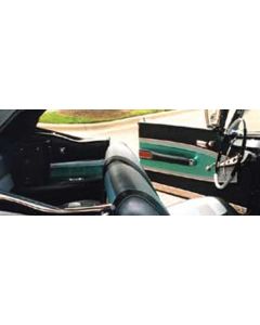Full Size Chevy Anodized Aluminum Inserts, Interior Door & Rear Quarter Panel, Hardtop & Convertible, 1958