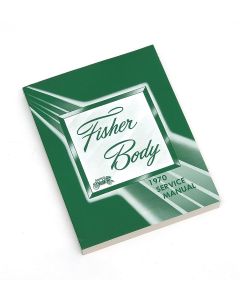 Full Size Chevy Service Manual, Fisher Body, 1970
