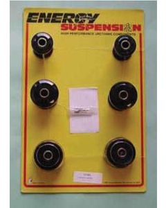 Full Size Chevy Rear Control Arm Bushing Set, For Single Upper Arm, Polyurethane, Energy Suspension, 1965-1970