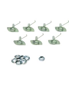 Full Size Chevy Trunk Molding Clips, 1966