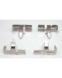 Full Size Chevy Spark Plug Wire Heat Shield Set, Small Block, 1958-1970