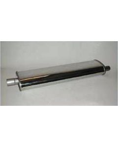 Full Size Chevy Muffler, Stainless Steel, 29", 1958-1964