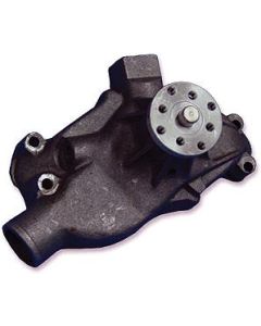 Full Size Chevy Short Hi-Flo Water Pump, Stewart, Cast Iron, Small Block, 1958-1970