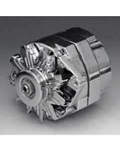 Full Size Chevy Alternator, 140 Amp, 1-Wire, Chrome, 1958-1972