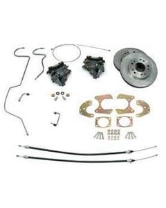 Full Size Chevy Rear End Rear Disc Brake Kit, 9" Ford, 1958-1964