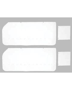 Dr/Qtr Panel Mylar Water Shields, Conv, 1963-1964