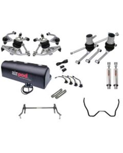 Full Size Chevy Air Ride Suspension, Front & Rear, Ride Tech, Street Challenge System, 1958