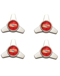 Chevy Wheel Cover Spinners, Show Quality, 1957