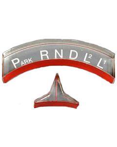 Chevy Shifter Indicator Lens, Turbo Hydra-Matic 350 & 400, IDIDIT, 1955-1957