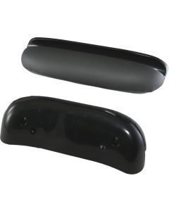 Chevy Door Armrests, 150 & 210, Black, 1957