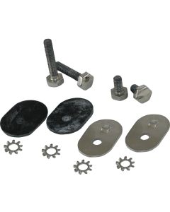 Dr Glass Rr Channel Adjst Plate Set,2Dr Hdtp/Conv,55-58