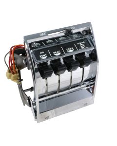 Chevy Heater Panel, Deluxe, Restored, 1957