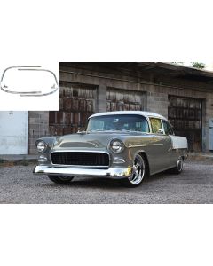 Chevy Windshield Set, Restored, Stainless Steel, Sedan Or Wagon, 1957