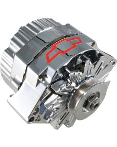 Chrome Alternator,w/Bowtie,60 Amp 1-Wire,55-72